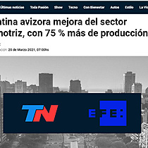 Argentina avizora mejora del sector automotriz, con 75 % ms de produccin